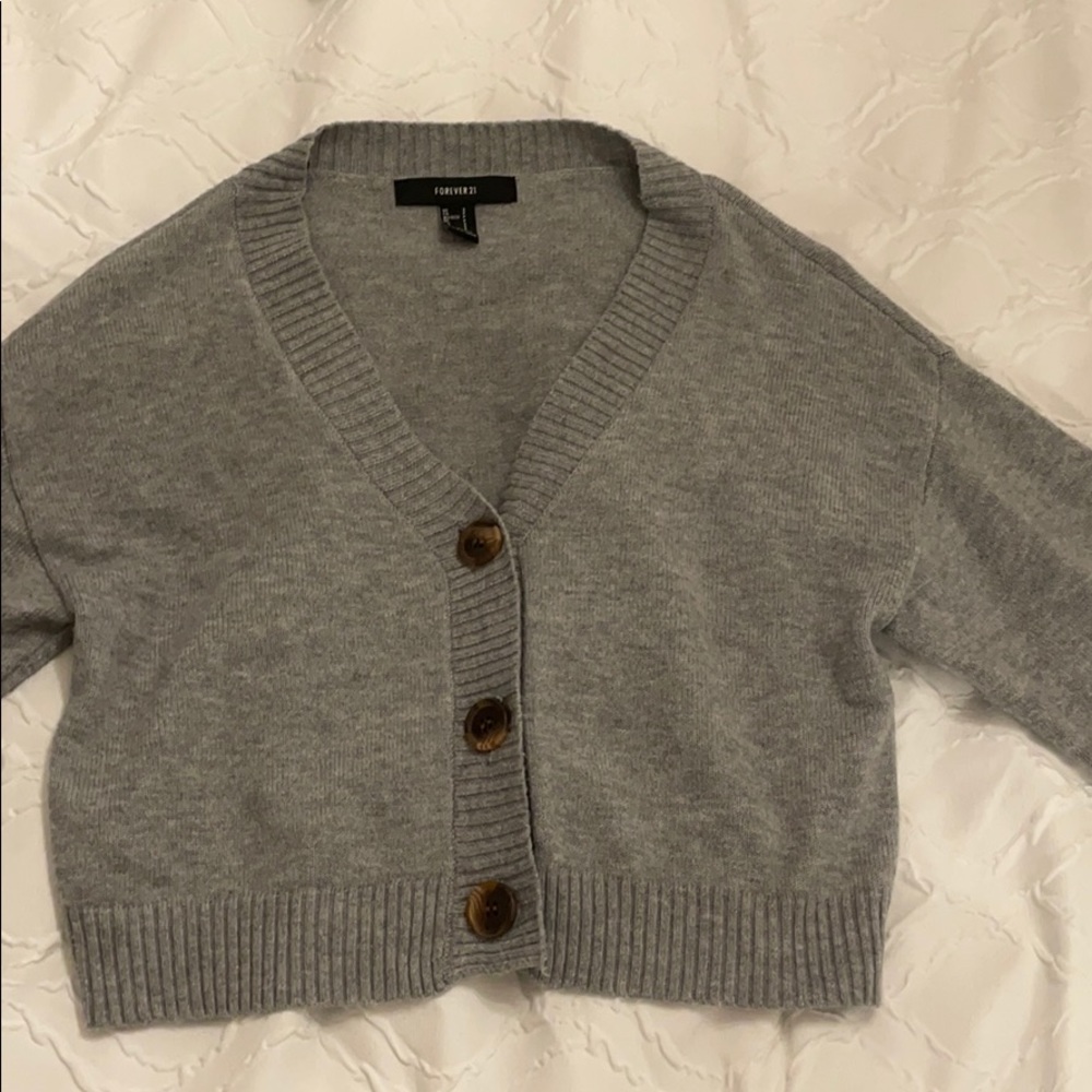 Button up sweater